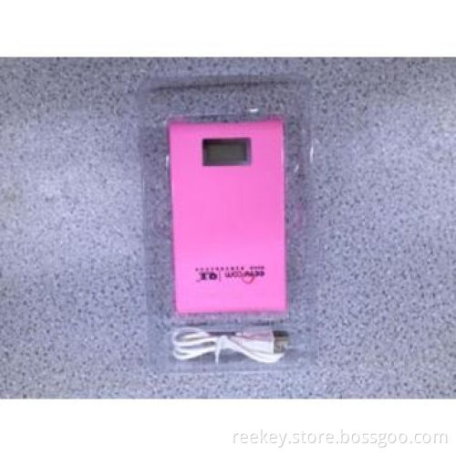 High-capacity 15,000mAh Power Bank with Dual USB, and LCD Show Battery Status and Charging Process